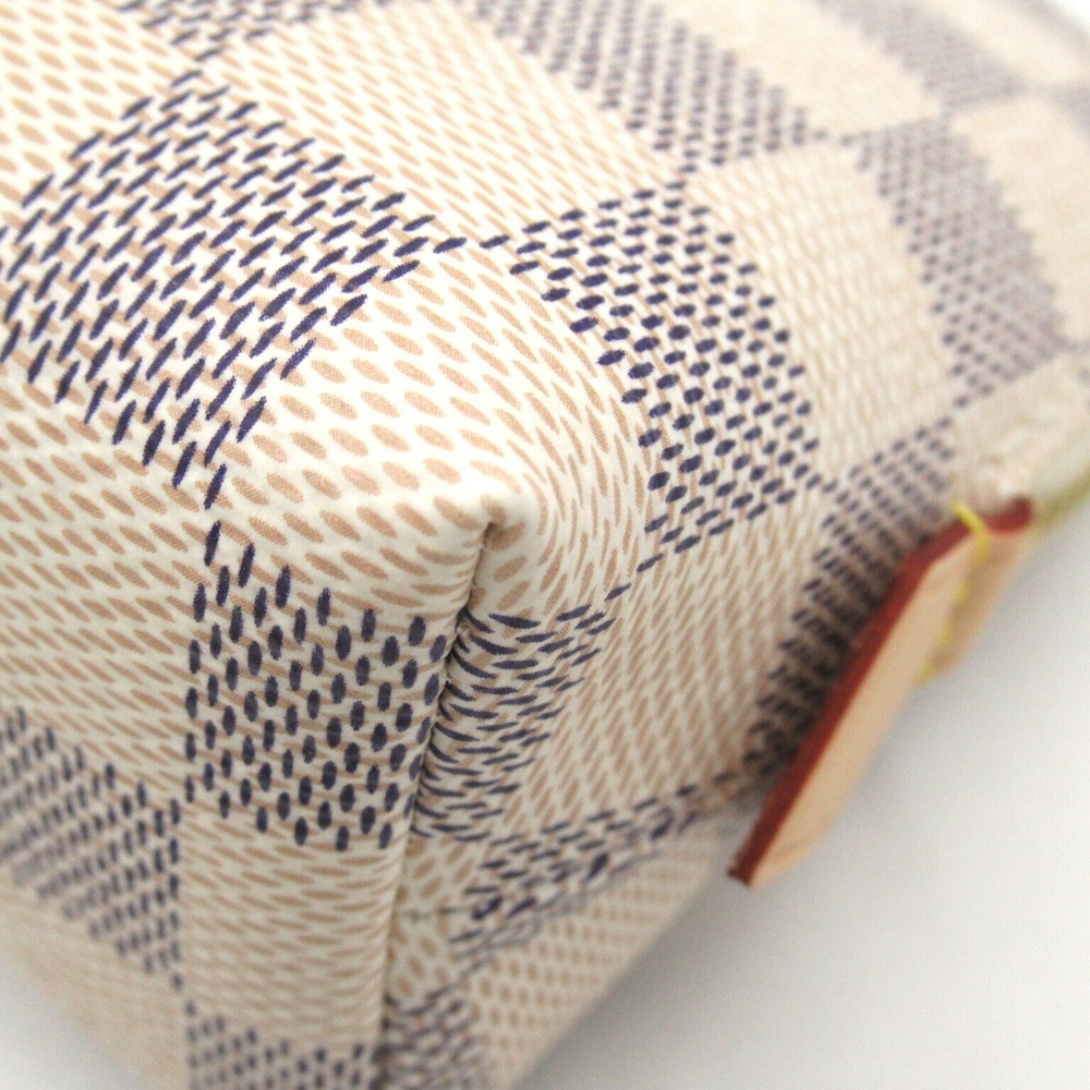 LOUIS VUITTON Pochette Cosmetic Pouch Bag Azur White - Picture 9 of 9